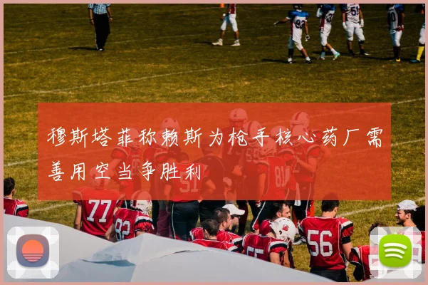 穆斯塔菲称赖斯为枪手核心药厂需善用空当争胜利